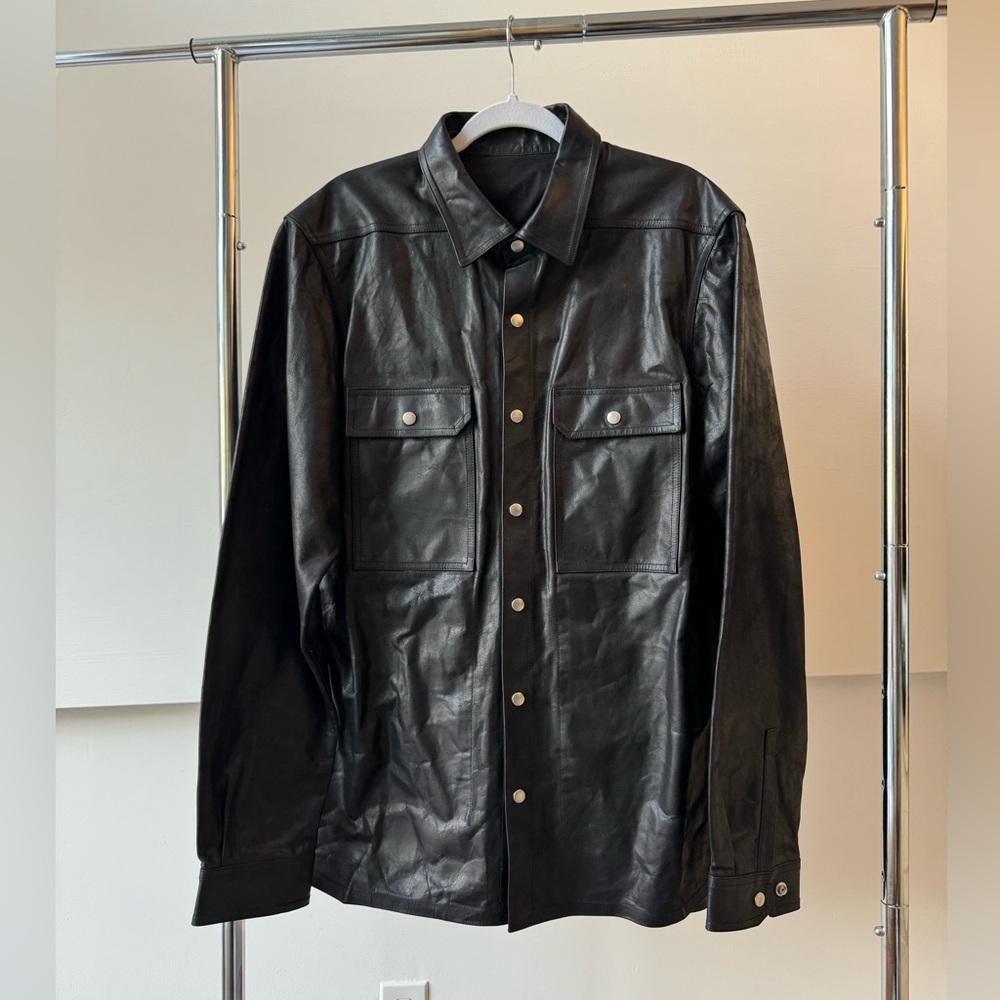 Rick Owen’s Waxed Leather Jacket